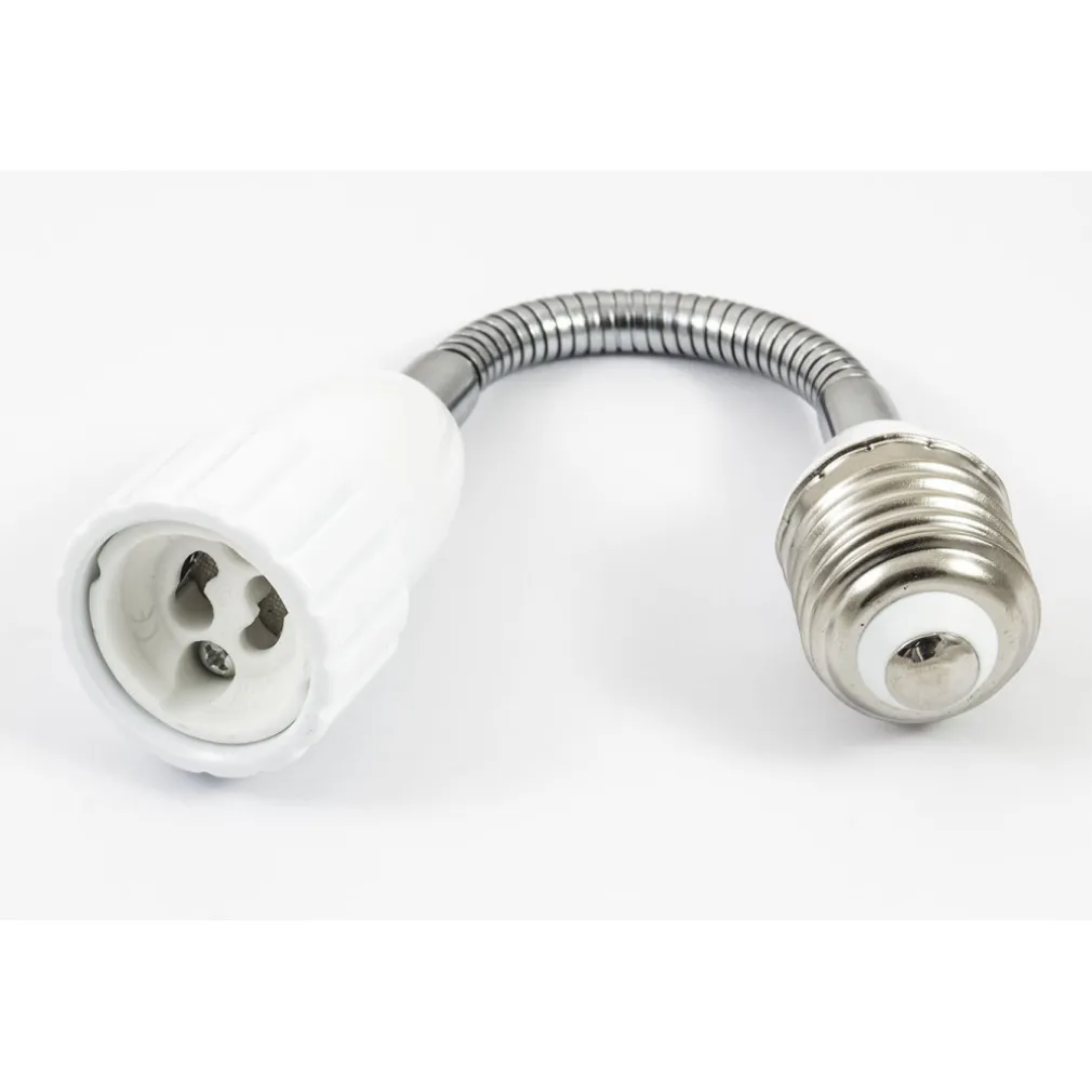 ADATTATORE CONVERTITORE FLESSIBILE PER LAMPADE LAMPADINA DA E27 A GU10 300mm