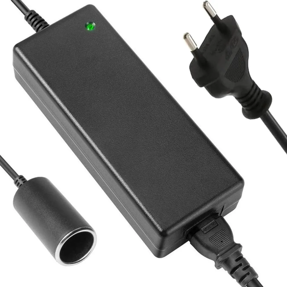 ADATTATORE CONVERTITORE PER PRESA ACCENDISIGARI SPINA RETE DA 220V A 12 V AC-DC