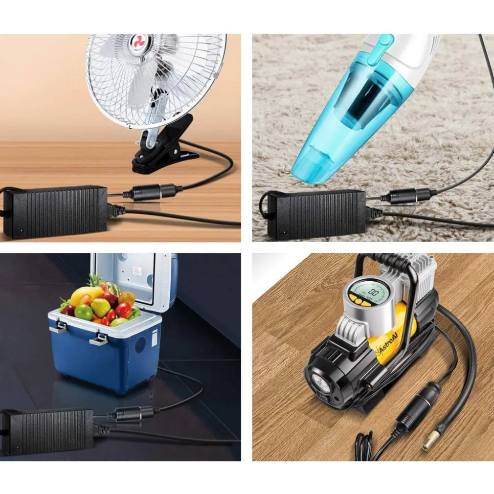 ADATTATORE CONVERTITORE PER PRESA ACCENDISIGARI SPINA RETE DA 220V A 12 V AC-DC