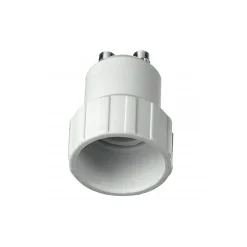 ADATTATORE CONVERTITORE PORTA LAMPADE DA GU10 A E14 PER LAMPADINA SPINOTTO ATTACCO A VITE