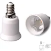 ADATTATORE CONVERTITORE PORTALAMPADE DA E27 A E14 LAMPADINA ATTACCO A VITE
