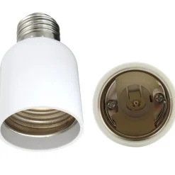 ADATTATORE CONVERTITORE RIDUTTORE RIDUZIONE LAMPADE ATTACCO DA E27 A E40