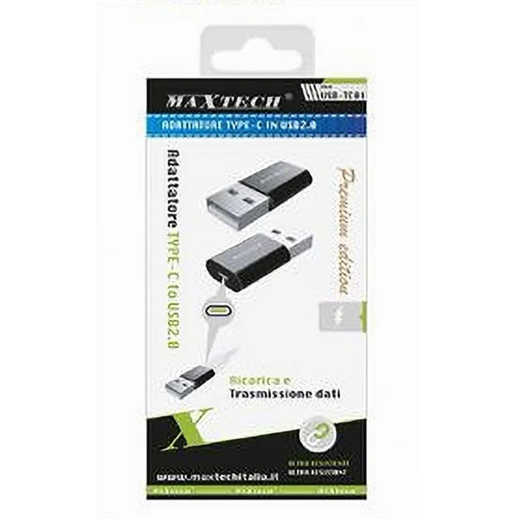 ADATTATORE DA TYPE-C A USB 2.0 RICARICA RAPIDA SINCRONIZZAZIONE DATI USB-TC01