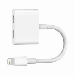 ADATTATORE LIGHTNING A DOPPIO LIGHTNING AUDIO RICARICA IPOD IPAD IPHONE AD-IP04