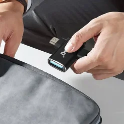 ADATTATORE OTG DA USB-C MICRO-USB LIGHTNING VERSO USB 3.0 FEMMINA 3 IN 1 OTQU930