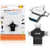 ADATTATORE OTG 3IN1 DA LIGHTNING TYPE-C MICRO USB A USB FEMMINA 100 MBPS OTGU940