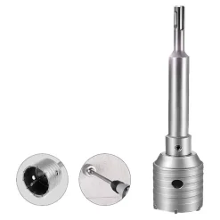 ADATTATORE SDS PLUS DA 110MM PER FRESA A TAZZA CAROTATRICE ASTA BARRA CON PUNTA