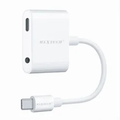 ADATTATORE TYPE-C A ENTRATA AUX +TYPE C RICARICA CUFFIE AUDIO SMARTPHONE AD-TC03