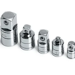 ADATTATORI RIDUTTORI PER BUSSOLE 5 PZ PER UTENSILI ARIA CHROME VANADIUM