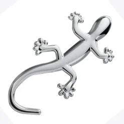 ADESIVO DECORAZIONE 3D IN PVC CROMATO PER AUTO FIGURA STEMMA GECO GEKO STICKER
