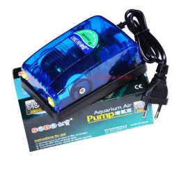 AERATORE POMPA ARIA SB-648A PER ACQUARIO ESTERNA DUE USCITE RICICLO OSSIGENO 5W