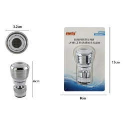 AERATORE ROMPIGETTO PER LAVELLO RUBINETTO CUCINA CROMATO FILTRO SNODATO 69265