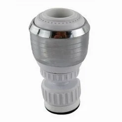 AERATORE ROMPIGETTO PER RUBINETTO LAVELLO CUCINA CROMATO BIANCO CON SNODO 69267