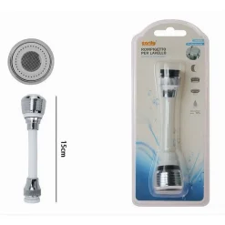 AERATORE ROMPIGETTO RUBINETTO LAVELLO CUCINA BIGETTO CROMATO BIANCO SNODO 69251