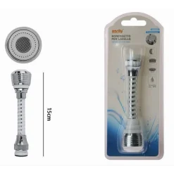AERATORE RUBINETTO PER LAVELLO ROMPIGETTO DOCCETTA CUCINA FLESSIBILE 15 CM 69253