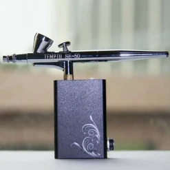 AEROGRAFO 0,2 MM RICARICABILE USB SPRAY AEROPENNA TATTOO NAIL ART UNGHIE PITTURA