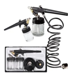 AEROGRAFO PER COMPRESSORE ARIA AEROPENNA MODELLISMO DECORAZIONE UNGHIE NAIL ART