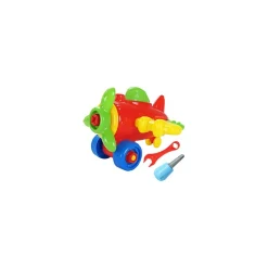 AEROPLANO GIOCATTOLO EDUCATIVO PER BAMBINI SMONTA E RIMONTA CON SET N.2 ATTREZZI