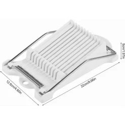 AFFETTATRICE FILI IN ACCIAIO PER CARNE UOVA TAGLIERINA PER ALIMENTI DA CUCINA