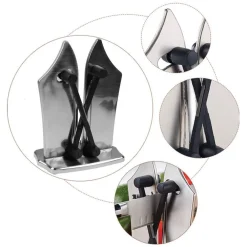 AFFILA COLTELLI ACCIAIO AFFILATURA CUCINA UTENSILE AFFILATORE COLTELLO FORBICI