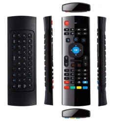 AIR MOUSE TELECOMANDO MINI TASTIERA WIRELESS 2.4 GIROSCOPIO INFRAROSSI SMART TV