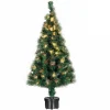 ALBERO DI NATALE A FIBRA OTTICA 140 PUNTE CHRISTMAS TREE LUCI NATALE 120CM VERDE