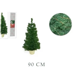ALBERO DI NATALE A MURO ANGOLARE A PARETE 90 CM ECOLOGICO 108 PUNTE ARTIFICIALI
