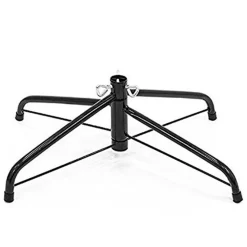 ALBERO DI NATALE 210CM RAMI PINO VERDE SUPER FOLTO BASE A CROCE IN METALLO