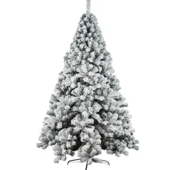 ALBERO DI NATALE INNEVATO 150 CM NATALUNA SUPER FOLTO EFFETTO NEVE MODELLO ASPEN