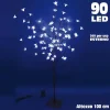 ALBERO DI NATALE LUMINOSO CILIEGIO PER ESTERNO 90 LED ALTEZZA 100 BIANCO FREDDO
