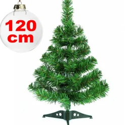 ALBERO DI NATALE SINTETICO 120CM DECORAZIONE DECORAZIONI PER CASA SCUOLA UFFICIO