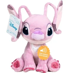 ALIENA ROSA AMICA STITCH PELUCHE GRANDE 60CM PUPAZZO PARLANTE BAMBINI LILO STICH