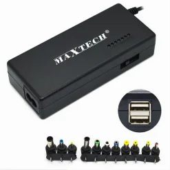 ALIMENTATORE CARICABATTERIA PC UNIVERSALE PER NOTEBOOK 120WATT MAXTECH PC-CA010