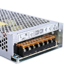 ALIMENTATORE TRASFORMATORE 220V STABILIZZATO 24V 5A TRIMMER PER LED TELECAMERA