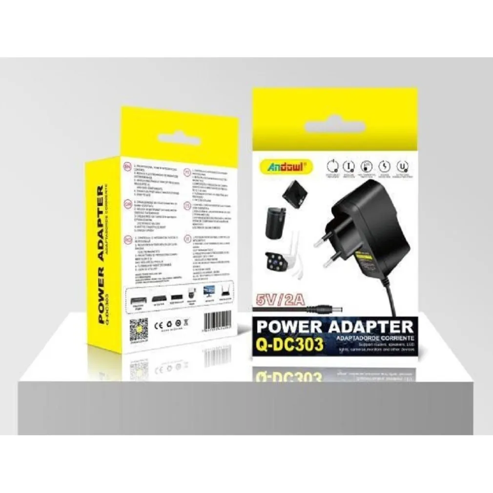 ALIMENTATORE UNIVERSALE 220 V CA A 5V CC ADATTATORE DI ALIMENTAZIONE 2A Q-DC303