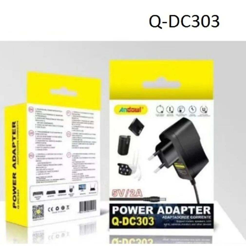 ALIMENTATORE UNIVERSALE 220 V CA A 5V CC ADATTATORE DI ALIMENTAZIONE 2A Q-DC303