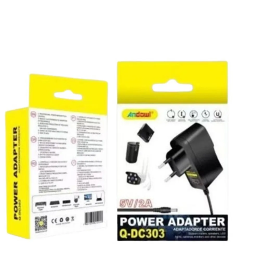 ALIMENTATORE UNIVERSALE 220 V CA A 5V CC ADATTATORE DI ALIMENTAZIONE 2A Q-DC303