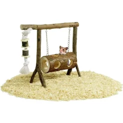 ALTALENA PER CRICETI TOPI PICCOLI RODITORI WONDERLAND 31 X 25CM CORDA GIOCATTOLO