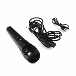 ALTOPARLANTE BLUETOOTH WIRELESS MICROFONO SUPPORTO CELLULARE KARAOKE LED Q-L024