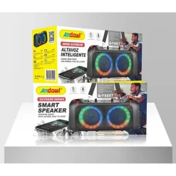 ALTOPARLANTE SMART SPEAKER 2.0 WIRELESS BLUETOOTH 16 WATT PORTATILE USB Q-YX897