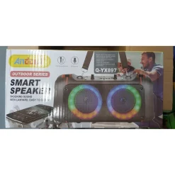 ALTOPARLANTE SMART SPEAKER 2.0 WIRELESS BLUETOOTH 16 WATT PORTATILE USB Q-YX897