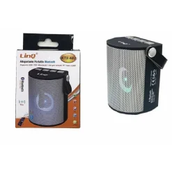 ALTOPARLANTE SPEAKER BLUETOOTH RADIO FM USB MICROSD LUCE A LED PORTATILE KTS-683