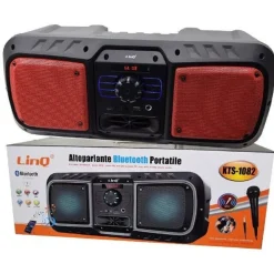 ALTOPARLANTE SPEAKER CASSA AMPLIFICATA BLUETOOTH KTS-1082 RADIO FM TF USB AUX MIC