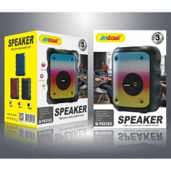 ALTOPARLANTE WIRELESS BLUETOOTH 5W CON RADIO DURATA BATTERIA FINO 3 ORE Q-YX2163