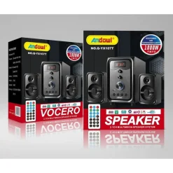 ALTOPARLANTI 2.1 PER COMPUTER PMPO DA 1000 W CON USB MICRO SD BLUETOOTH Q-YX107T