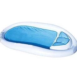 AMACA GALLEGGIANTE GONFIABILE MATERASSINO CUSCINO 177 x 95 CM COLORE CASUALE