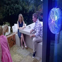 AMMAZZA ZANZARE A CARICA SOLARE LUCE BLU DA MURO LUCE CASA ANTI INSETTI VENTOSE