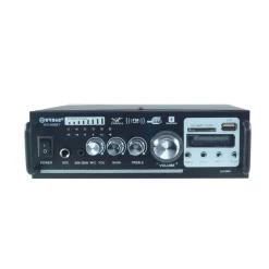 AMPLIFICATORE AUDIO STEREO 2 CANALI BLUETOOTH MICROFONO USB SD MP3 KARAOKE 806BT