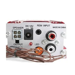 AMPLIFICATORE AUDIO 12V USB MP3 CASA AUTO 2 CANALI STEREO 500W TELECOMANDO MA700