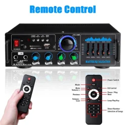 AMPLIFICATORE AUDIO 2X70W FUNZIONE KARAOKE FM/BLUETOOTHMP3/USB/BLUETOOTH Q-GF289